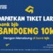 Geruduk bank bjb,  Dapatkan Promo Tiket Lari Bandoeng 10K untuk Nasabah