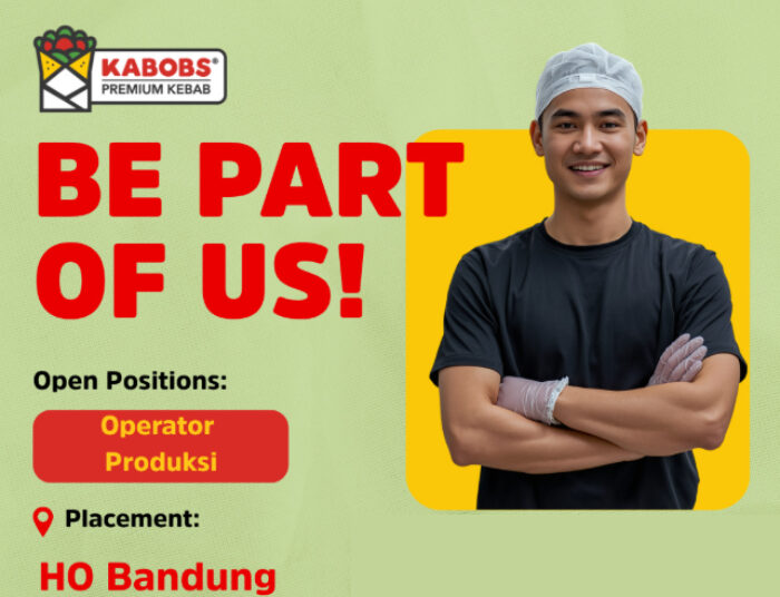 Buat Lulusan SMA SMK! Kabobs Bandung Buka Loker Operator Produksi 1 Buat Lulusan SMA SMK! Kabobs Bandung Buka Loker Operator Produksi
