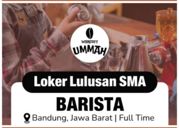 Buat Lulusan SMA! Warcoff Ummah Cimahi Buka Loker Barista