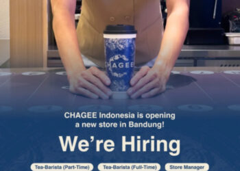 Chagee Bandung Buka Loker 3 Posisi Sekaligus, Minat?