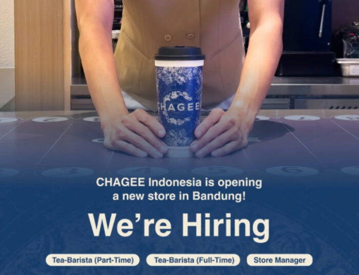 Chagee Bandung Buka Loker 3 Posisi Sekaligus, Minat?