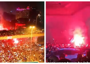 Usai Persib Tumbangkan Persija, Ribuan Bobotoh Sulap Bandung Jadi Lautan Biru
