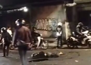 Korban Lakalantas, Pemotor Terkapar di Depan Lapas Sukamiskin