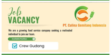 Loker Crew Gudang! PT Culina Gemilang Indonesia Bandung Buka Lowongan Terbaru