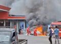 Kosleting Listrik, Tiga Motor Hangus Terbakar Saat Antri Isi Bensin di Karangnunggal