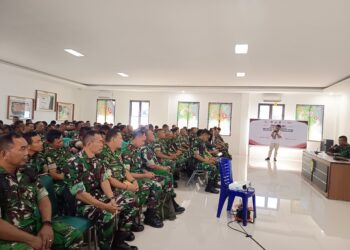 Bersama OJK, Babinsa Kodim 0612 Tasikmalaya Dibekali Tameng Anti Pinjol Ilegal