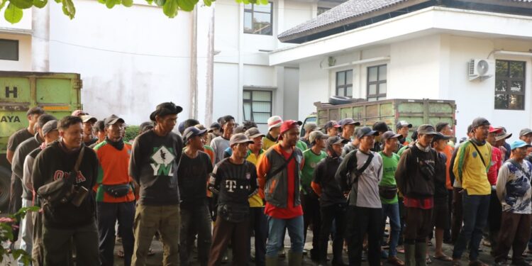 Dijanjikan Dapat Reward, 116 Sukwan Petugas Kebersihan Datang Menagih Janji Pejabat!