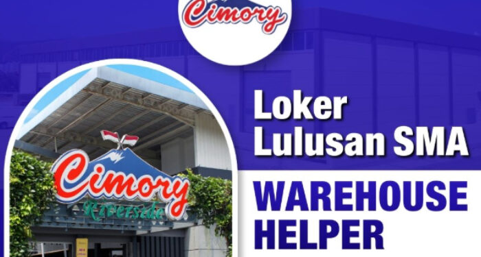 TERBARU NIH! Cimory Bandung Buka Loker Helper Gudang Buat Lulusan SMA