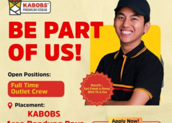 BURUAN DAFTAR! Kabobs Bandung Buka Loker Crew Outlet Buat Lulusan SMA SMK 4 BURUAN DAFTAR! Kabobs Bandung Buka Loker Crew Outlet Buat Lulusan SMA SMK