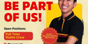BURUAN DAFTAR! Kabobs Bandung Buka Loker Crew Outlet Buat Lulusan SMA SMK