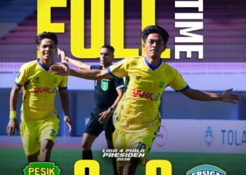 Babak 8 Besar Liga 4 : Derby Pesik – Persigar 2-0