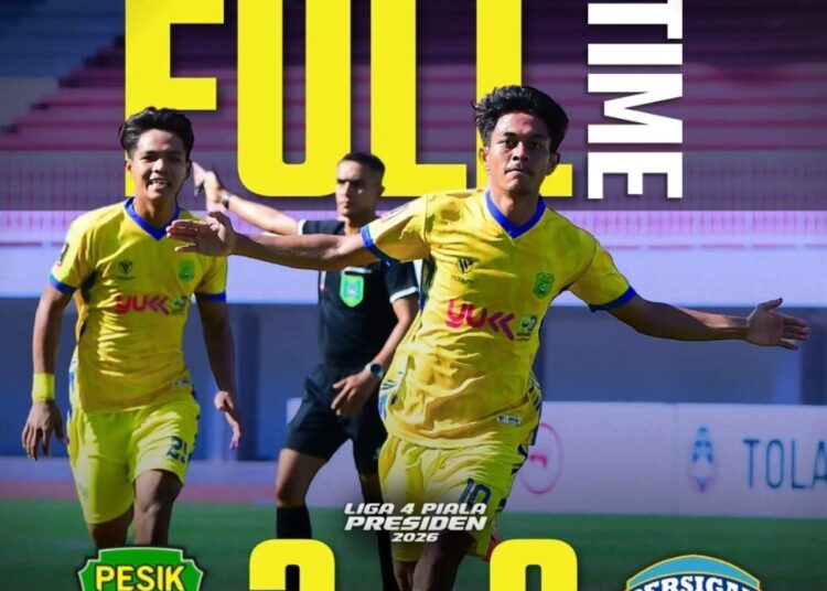 Babak 8 Besar Liga 4 : Derby Pesik – Persigar 2-0