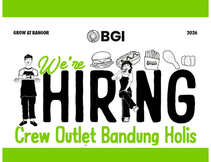 Buat Lulusan SMA SMK! Burger Bangor Bandung Holis Buka Loker Crew Outlet