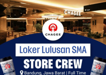 Buat Lulusan SMA SMK! Chagee Bandung Buka Loker Store Crew 2 Buat Lulusan SMA SMK! Chagee Bandung Buka Loker Store Crew