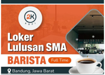 Buat Lulusan SMA SMK! Kopi 2 Kaum Bandung Buka Loker Barista