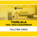 Buat Lulusan SMA SMK! Tianlala Bandung Buka Loker Fulltime Crew, Minat?