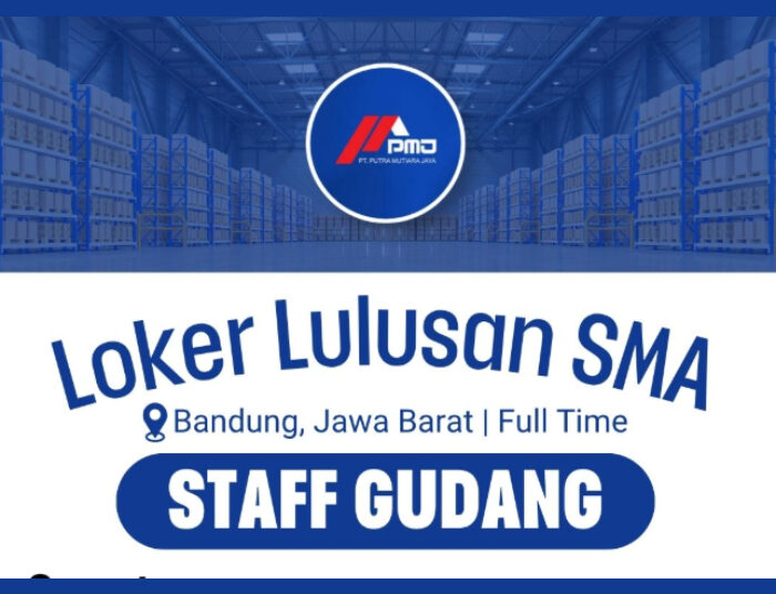 Gaji 3,5 Juta! PT Putra Mutiara Jaya Bandung Buka Loker Buat Lulusan SMA SMK 1 Gaji 3,5 Juta! PT Putra Mutiara Jaya Bandung Buka Loker Buat Lulusan SMA SMK