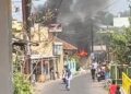 Korsleting Listrik Bakar Habis Atap Rumah Saat Tengah Salat Jumat