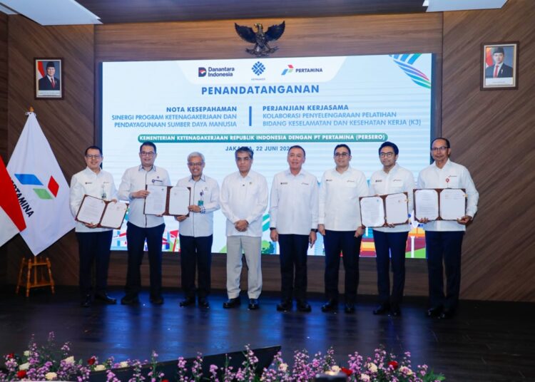 Kemnaker–Pertamina Jalin Kolaborasi Pengembangan SDM dan Pelatihan Vokasi K3 1 Kemnaker–Pertamina Jalin Kolaborasi Pengembangan SDM dan Pelatihan Vokasi K3