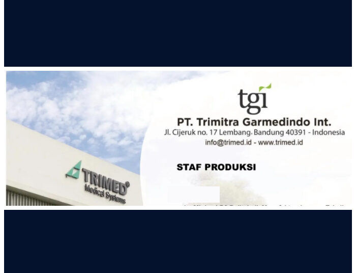 PT Trimitra Garmedindo Bandung Buka Loker Staf Produksi, Ini Syaratnya