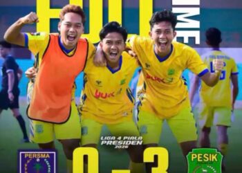 Liga 4 Piala Presiden Grup B: Pesik Kuningan Bantai Persma Menado 3-0 3 Liga 4 Piala Presiden Grup B: Pesik Kuningan Bantai Persma Menado 3-0