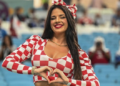 “Gadis Piala Dunia” Ivana Knoll Tampil di Laga Kroasia vs Inggris, Langsung Jadi Pusat Perhatian