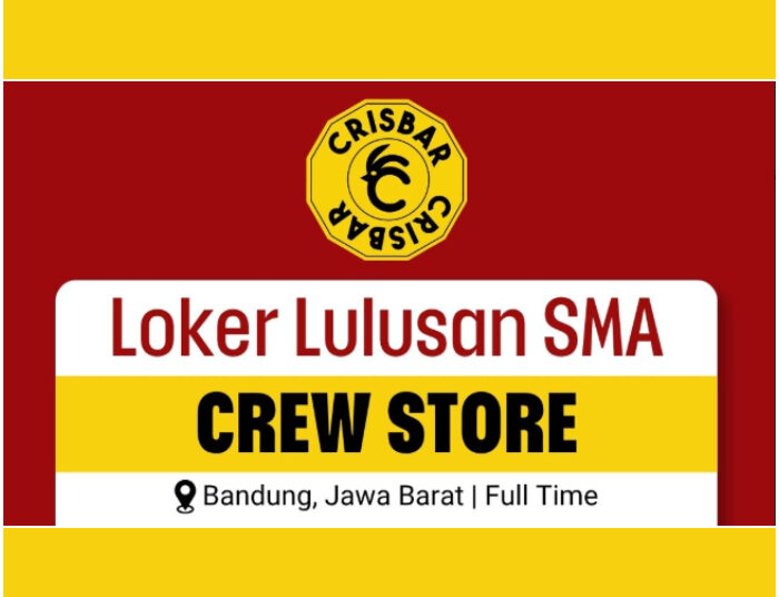 TERBARU! Ayam Crisbar Sukapura Bandung Buka Loker Buat Lulusan SMA SMK 1 TERBARU! Ayam Crisbar Sukapura Bandung Buka Loker Buat Lulusan SMA SMK