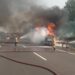 Kembali Terjadi Tangki PT Pertamina Terbakar di KM 80 Tol Cipali, Damkar Subang Kejar Waktu Padamkan api di Tengah Hambatan Air Jauh