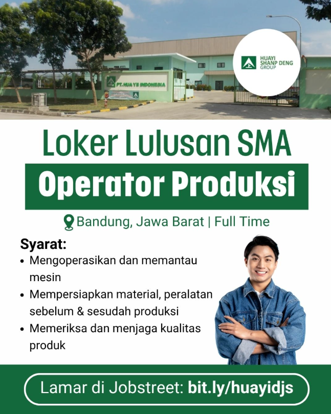 Buat Lulusan SMA SMK! PT Hua Yii Bandung Buka Loker Operator Produksi, Minat? 2 image 26